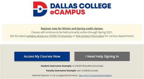 dcccd ecampus.